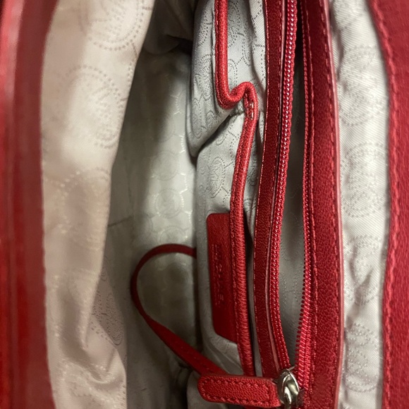 AUTHENTIC Red leather MK bag - Picture 3 of 3